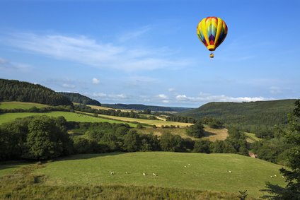 Hot Air Balloon - Yorkshire Dales - England - Urheber @mrallen